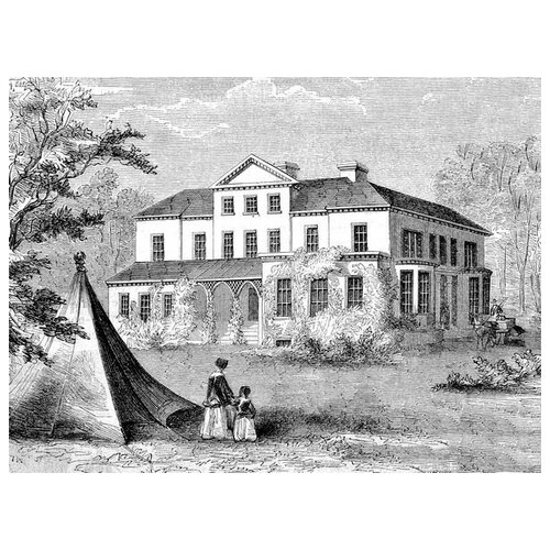      (The school building) 54. x 40. 1810