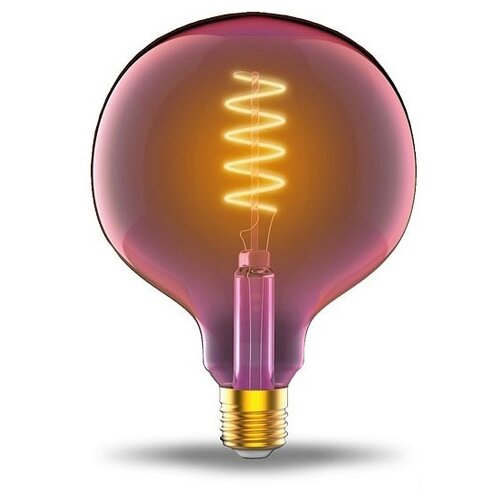 Gauss  LED Filament Flexible G125-C Pink E27 5W 190lm 1800K 125178mm 1/10 1011802105 1090