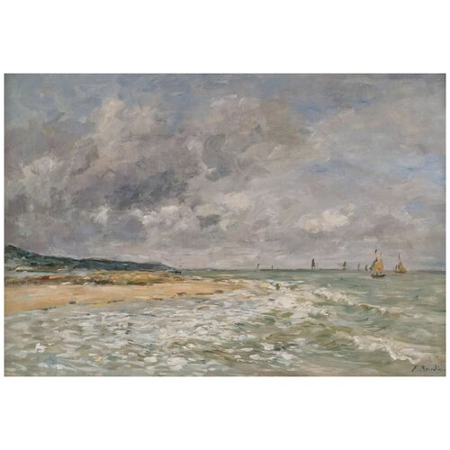     (1885) (Beach Scene, Villerville)   58. x 40. 1930