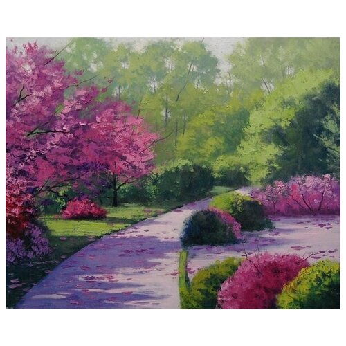       (The road in the garden)   37. x 30. 1190