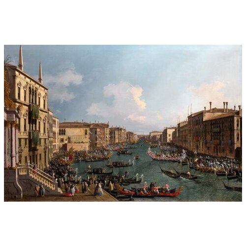        (A Regatta on the Grand Canal) 46. x 30. 1350