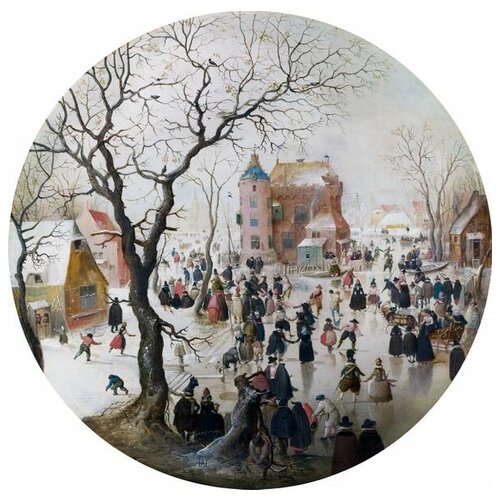          (A Winter Scene with Skaters near a Castle)   51. x 50. 2030
