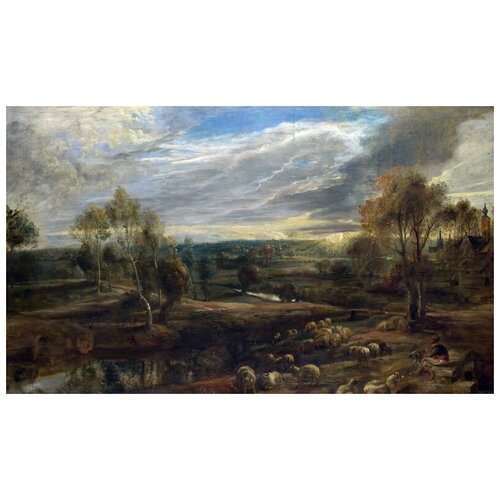          (A Landscape with a Shepherd and his Flock)    68. x 40. 2170