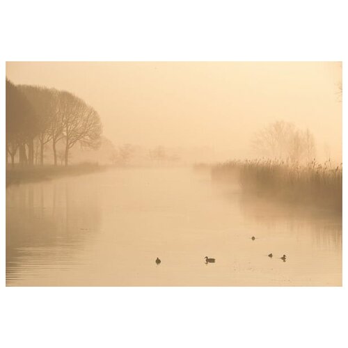       (Fog over the lake) 5 45. x 30. 1340