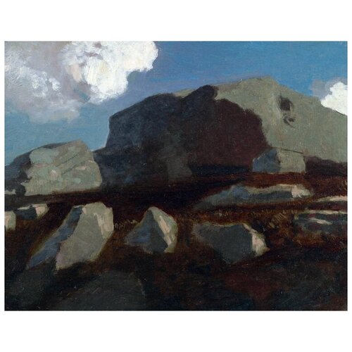      ,   (Landscape with Rocks, near Royan)   51. x 40. 1750