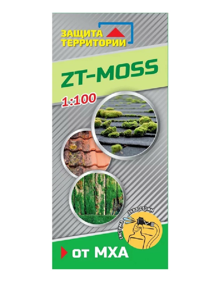 Защита территории ZT-moss от мха, концентрат для системы «Аква-Стрим 1:100» 339р