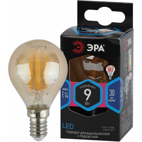  F-LED P45-9W-840-E14 gold  (,  , 9, , E14) (10/100/3600) 193