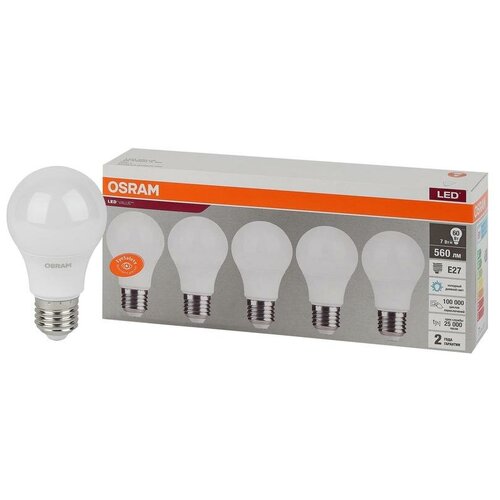   LED Value LVCLA60 7SW/865 7   E27 230 25 RU (.5) OSRAM 4058075577688 591