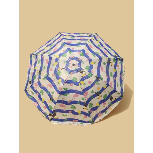 Зонт пляжный наклонный d 170 cм, h 190 см, п/э 170t, 8 спиц, чехол, арт. SD180-3 999р