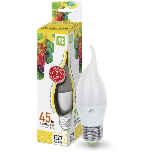    (10) ASD led-  -std 3000K, E27, 5 , 3000  806