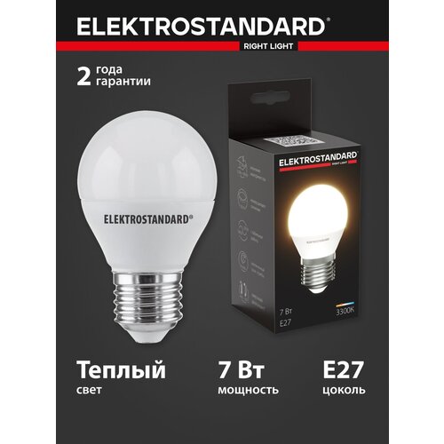   G45 7W 3300K E27 LED Mini Classic Elektrostandard,   (BLE2730) 153