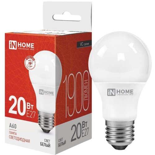    LED-A60-VC 20 230 27 4000 1900 IN HOME,  1355  IN HOME