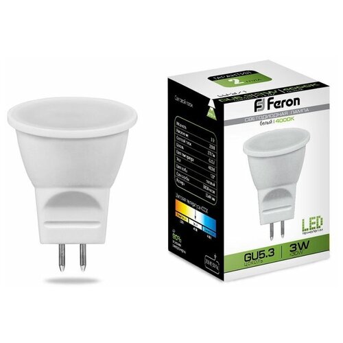    LED 3 230 G5.3 MR11  (LB-271 6LED) 25552 FERON,  179  Feron