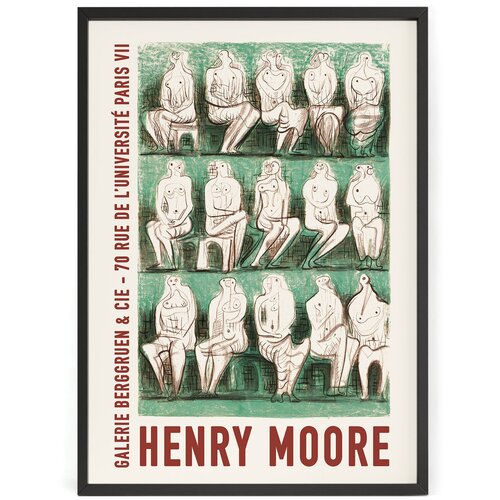 -      (Henry Moore) 1957  50 x 40    990