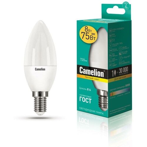   LED8-C35/830/E14 8  3000 . . E14 720 170-265 Camelion 12385 (2.) 685