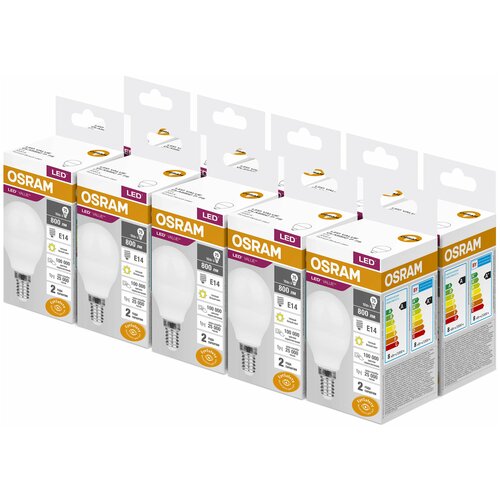 LV CLP 75 10SW/830 220-240V FR E14 800lm 180* 25000h ����� OSRAM LED-����� 1385�