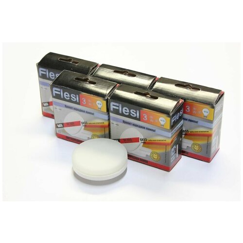   Flesi 5. LED-GX53-3W 6500K 220V milky cover 25x71 30 000h 255