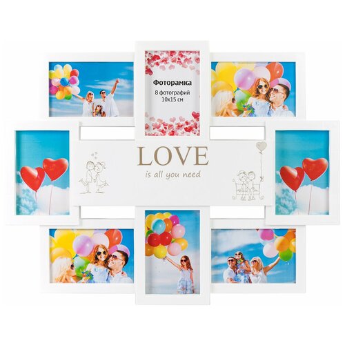 ����������� Platinum BG-2510_White_GOLD LOVE, 8 ���� 10*15, ���� ����� � ������� 1050�