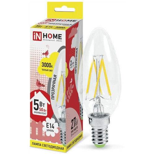  LED C 5 E14 220V 3000K IN HOME 7564 169