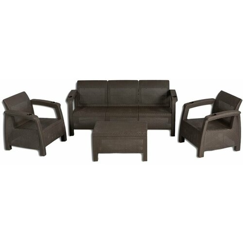 Комплект мебели YALTA TERRACE MAX (Ялта) Мокко (без подушек) 38190р