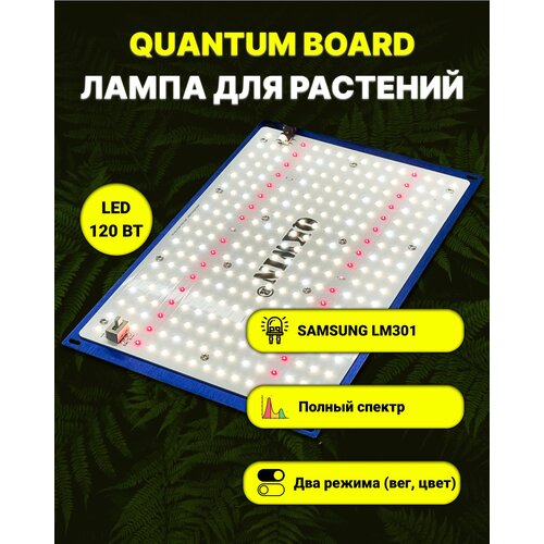   /   / quantum board/  / 120 / Mean Well/  Samsung LM-301, 288*2 . 5000, UV, IR 9011