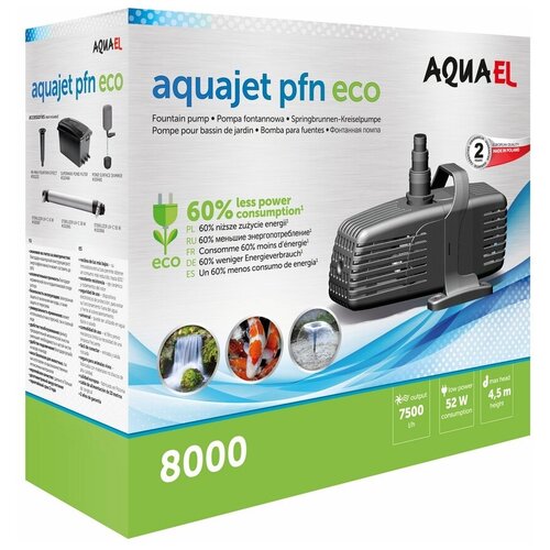  Aquael   Aquael AQUAJET PFN ECO- 8000, 7500 /,   500 ,  16052  AQUAEL
