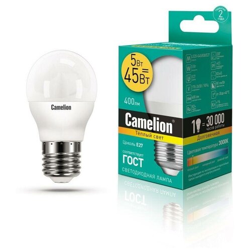   LED5-G45/830/E27 5  3000 . . E27 390 220-240 Camelion 12028 (4. .) 779