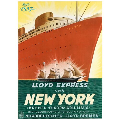 /  /   -  Bremen, Lloyd express nach New York 5070    3490