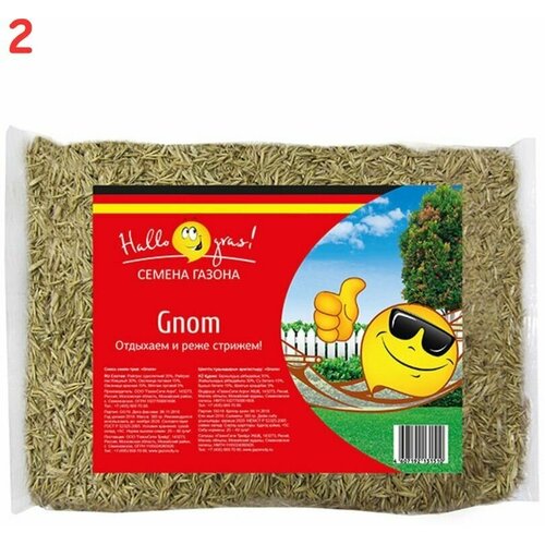 Семена газонной травы GNOM GRAS Газон Сити 0,3 кг (2 шт.) 1190р