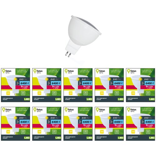 �������� ������������ Foton Lighting ����� MR16 GU5.3 9�� 220� 810�� 6400� �������� �����, �������� 10�� 1068�