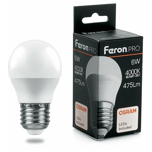   Feron.PRO LB-1406  E27 6W 4000K 136