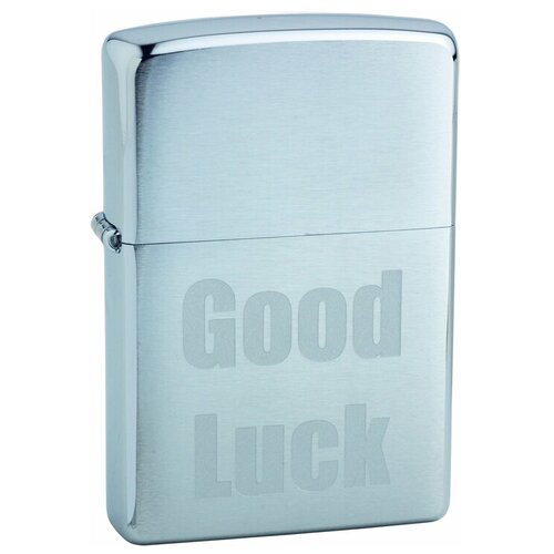  ZIPPO Good Luck,   Brushed Chrome, /, , , 38x13x57 4712