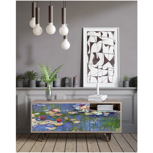 - - STORYZ - T7 The water lily pond by Claude Monet, 125 x 56 x 41 ,  34990