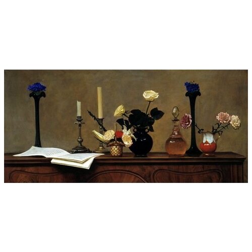 ����������� �� ������ ����� �� ���������� (Flowers on the piano) ������ ������� 65��. x 30��. 1770�