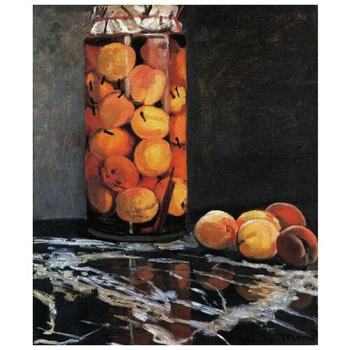      (Pot of Peaches)   30. x 36. 1130