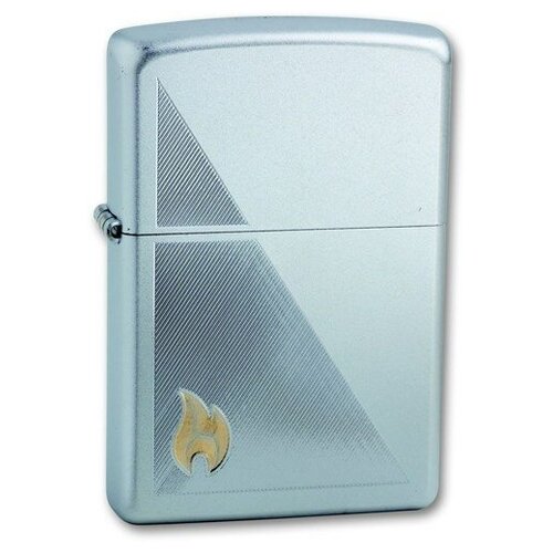    ZIPPO Classic 205 Zippo Flame   Satin Chrome 4450