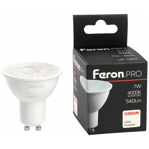    Feron.PRO LB-1607 GU10 7W 4000K,  212  Feron