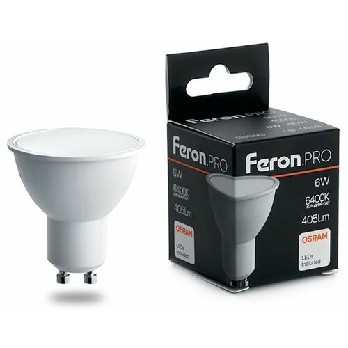   LED 6 230 GU10  Feron.PRO OSRAM 207