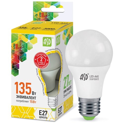   LED-A60-standard 15  3000 . . E27 1350 160-260 ASD 4690612002088 149