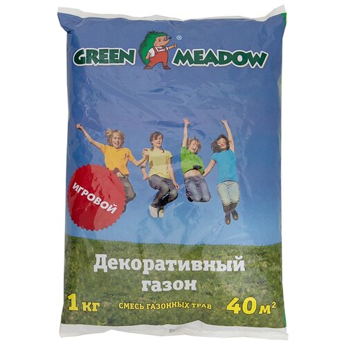 Семена газона игровой GREEN MEADOW, 1 кг 603р