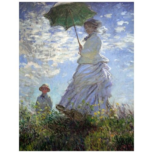         (Woman with a Parasol)   40. x 52. 1760