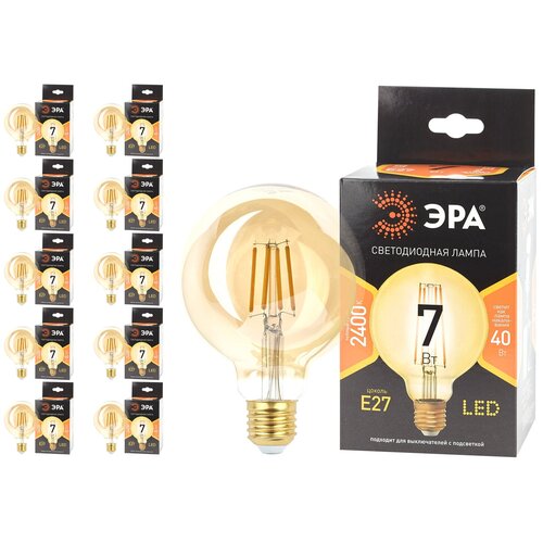  F-LED G95-7W-824-E27 gold (  . 7 . E27) (20/420) | .0047662 |  (10. .) 3630