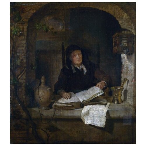        (An Old Woman with a Book)   50. x 56. 2150