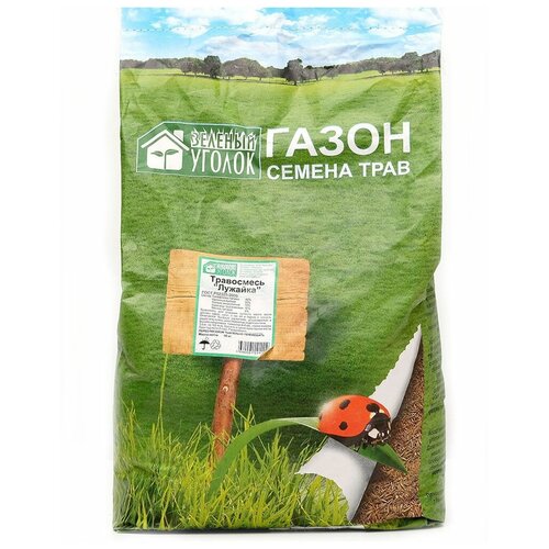 Семена газонных трав Зеленый уголок Лужайка 10 кг 5260р