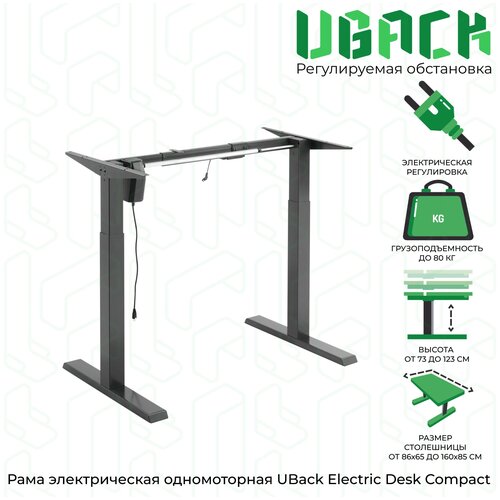    () UBack Electric Desk Compact    73-123 , , ,  33500