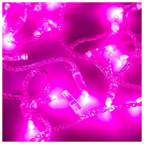 ������������ �������� ARD-STRING-CLASSIC-10000-CLEAR-100LED-FLASH PINK (230V, 7W) (Ardecoled, IP65) 3071�