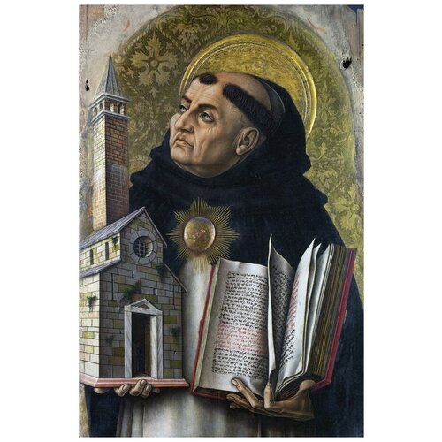        (Saint Thomas Aquinas)   40. x 61.,  2000   