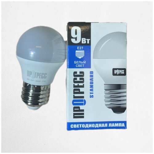  LED  STANDARD, P45, , 9, E27, 4000 495