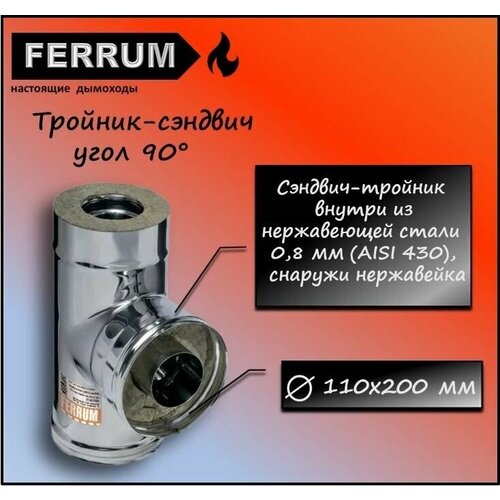 �������-������� 90 (430 0,8�� + ����.) �110�200 Ferrum 3901�