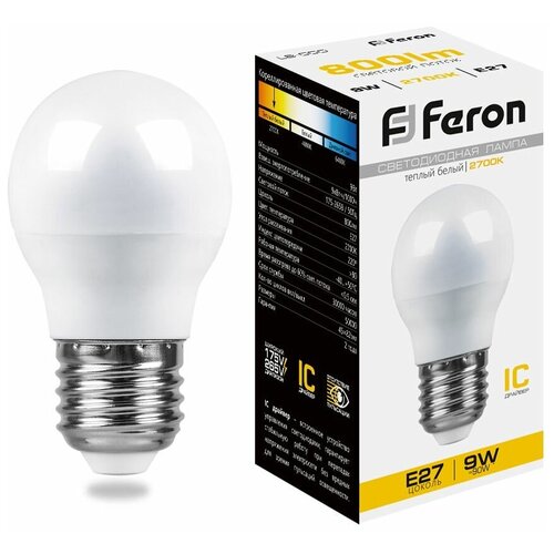   Feron LB-550 9 230V E27 2700K G45 163